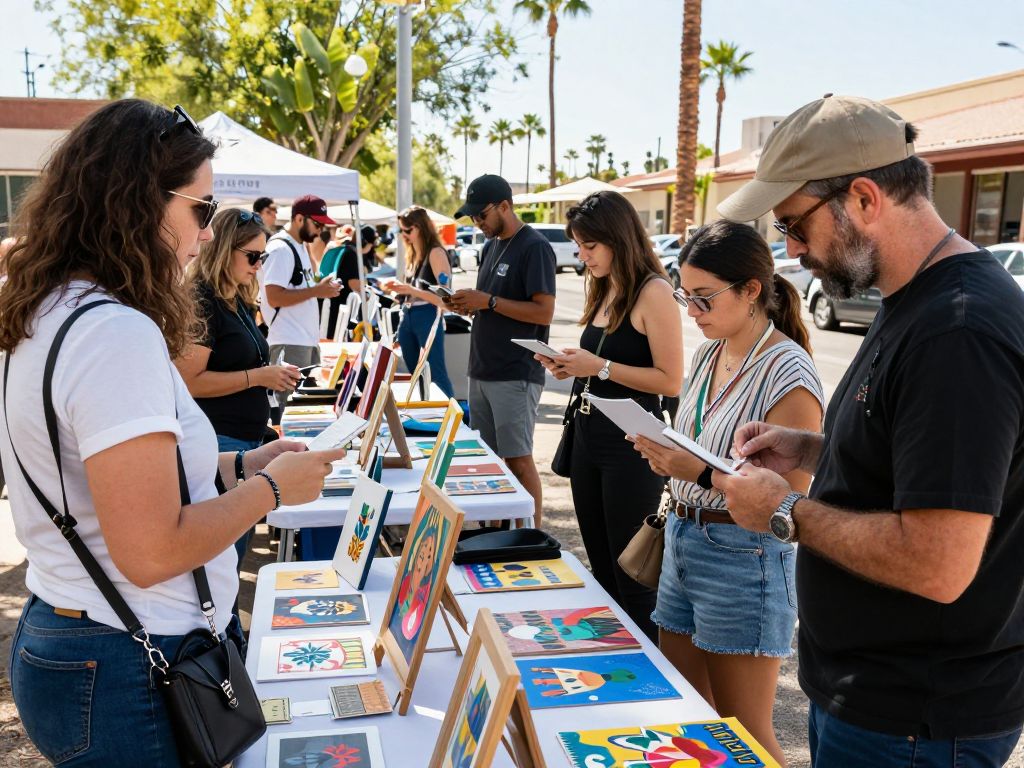 Community members engaging in cultural events hosted by Scottsdale Arts