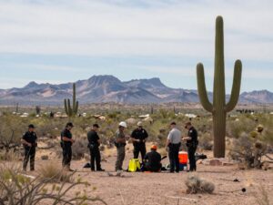 Search effort scene in Globe, Arizona for missing woman Isabella Comas