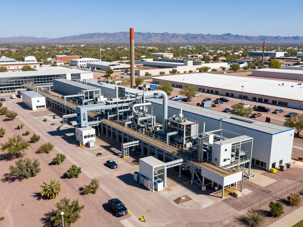 Exterior view of Sunlit Chemical's new manufacturing facility in Phoenix