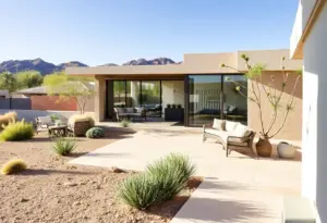 Sustainable materials used in a home renovation in Phoenix, Arizona.
