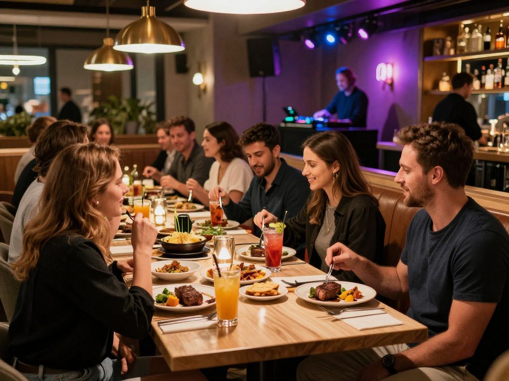 Diners enjoying the new Guest House restaurant at Scottsdale Quarter