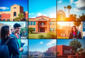 Diverse high schools in Phoenix showcasing academic excellence