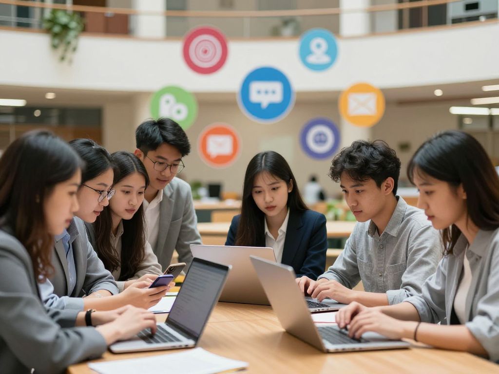 Students engaged in entrepreneurship at the University of Arizona