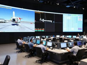 Mission control center at the University of Arizona managing NASA's Pandora mission