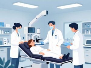 Interior of UAZ Cancer Center showcasing advanced oncology research and treatment facilities.