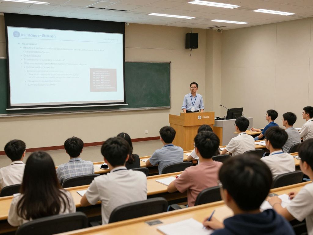Audience attending a science lecture at the University of Arizona
