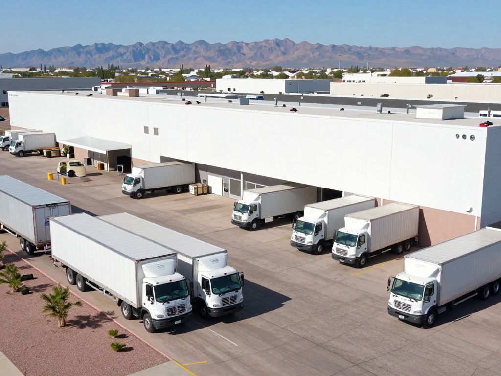 Distribution facility in Phoenix highlighting logistics operations