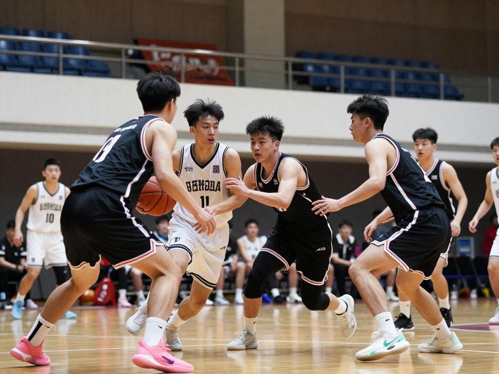 Arizona Wildcats basketball players competing on the court