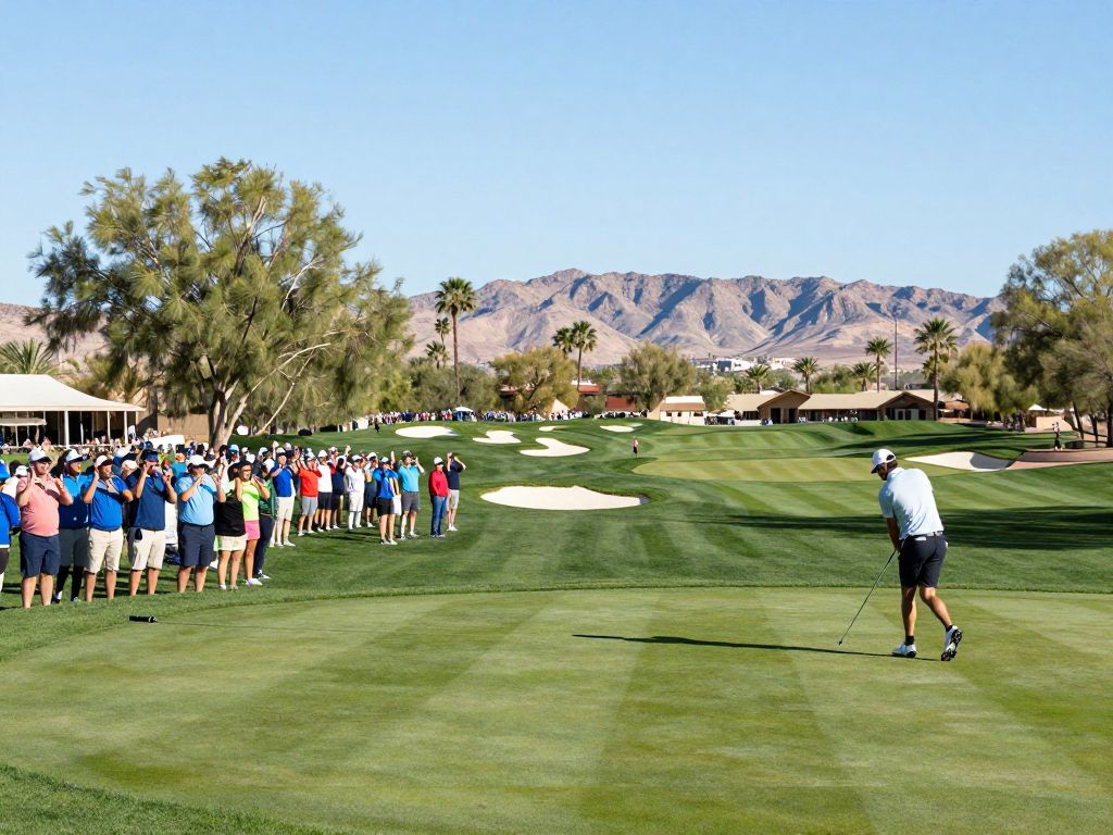 Crowd enjoying the WM Phoenix Open at TPC Scottsdale