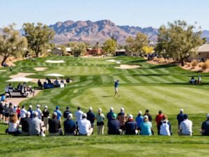 Golf tournament scene promoting Arizona charities