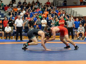 High school wrestling competition in Arizona