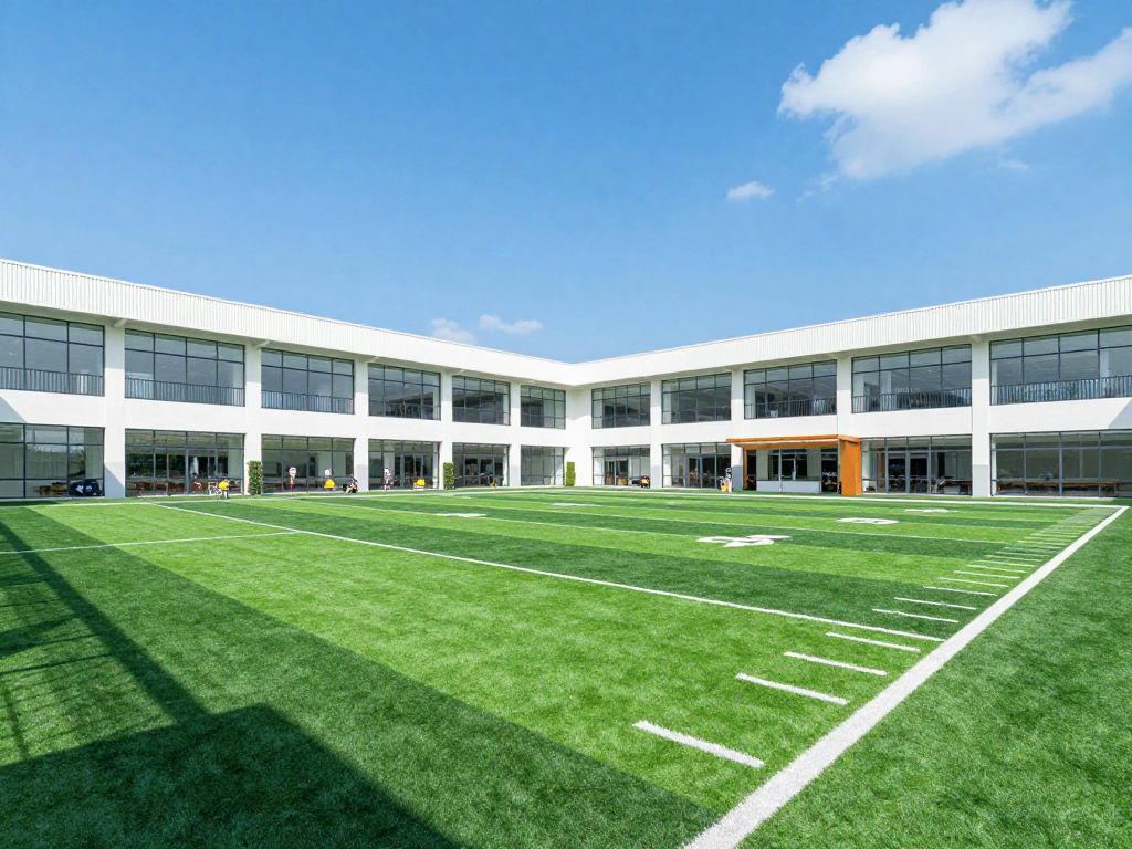 Rendering of the new Arizona State football indoor training facility.