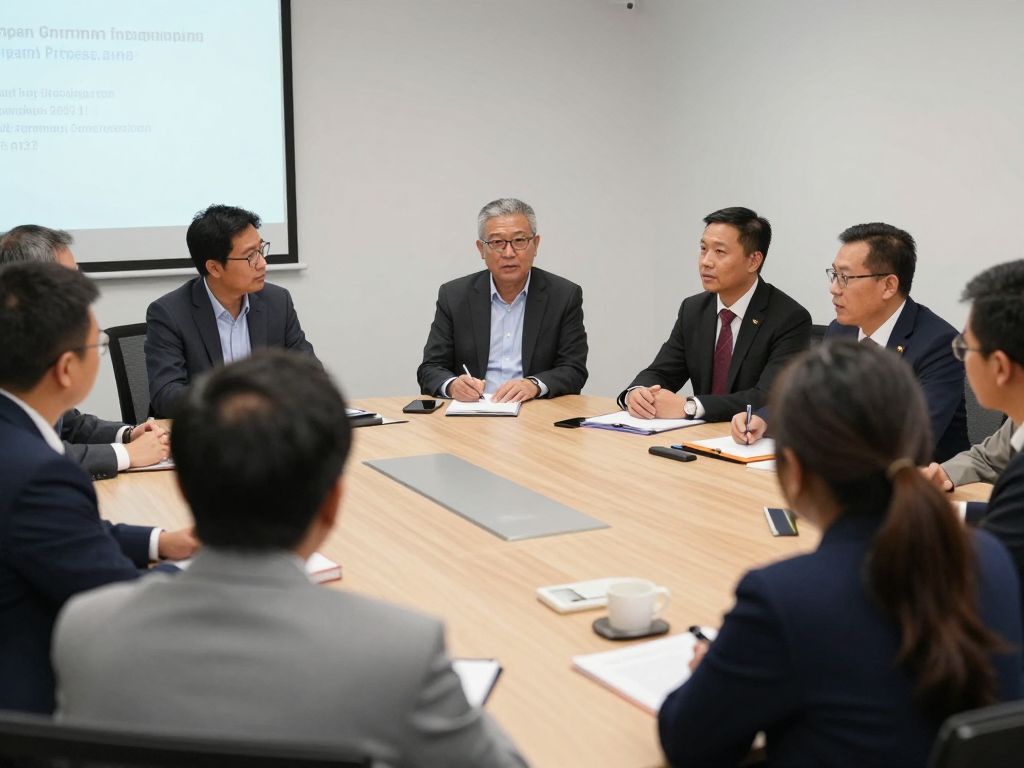 Educators discussing strategies for teacher retention at a conference