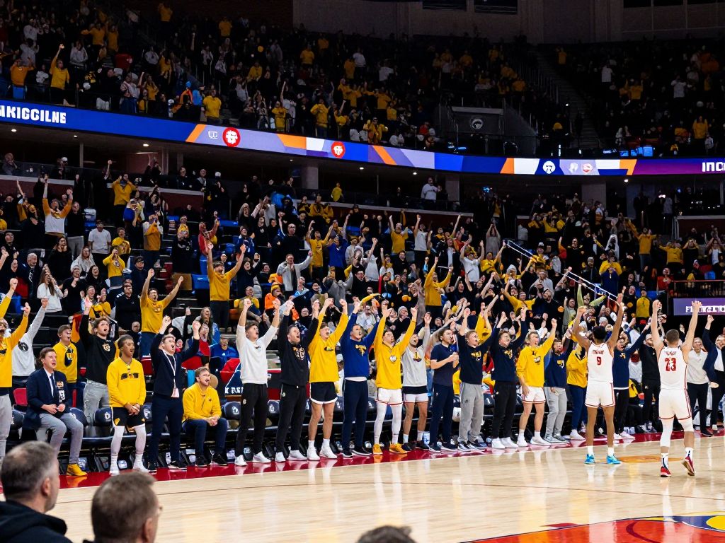 Fans cheering during the Arizona Wildcats men's basketball game