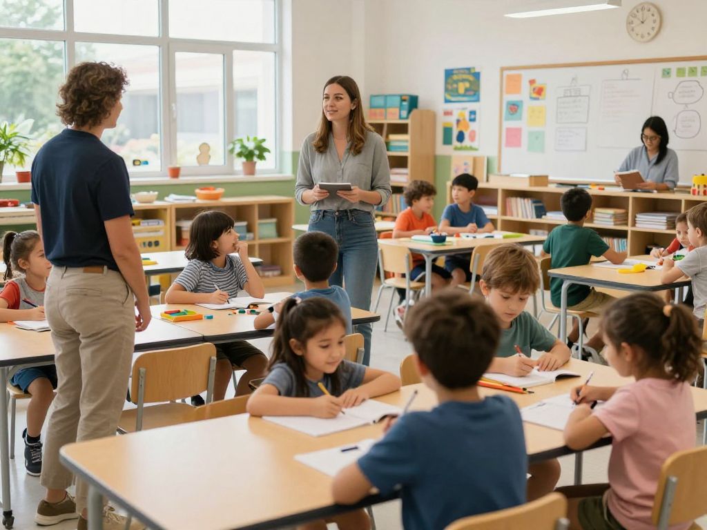 Families participating in an educational event at ASU Prep Phoenix