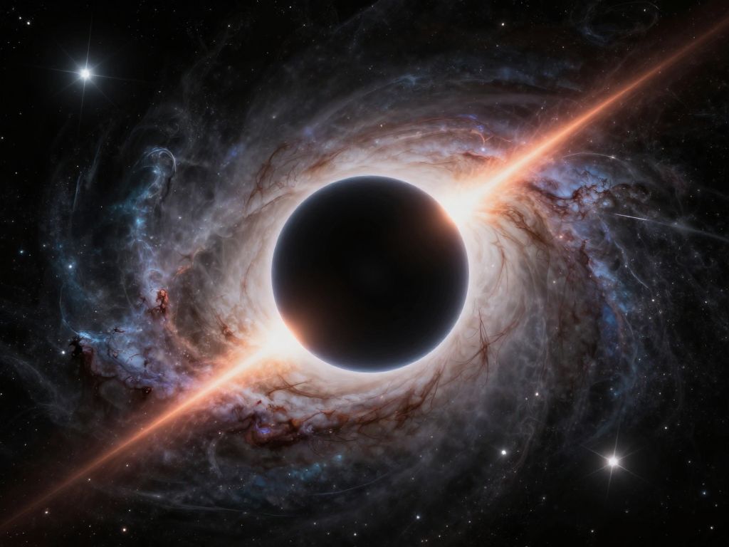 Visualization of supermassive black holes affecting star formation