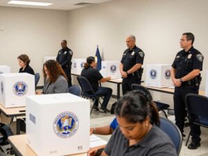 Federal immigration law enforcement at Arizona polling place