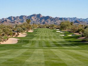 Beautiful view of Foothills Golf Club in Phoenix, Arizona