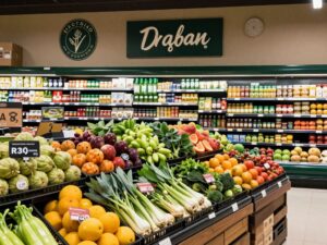 Interior view of Fry's Food Stores highlighting fresh produce and merchandise