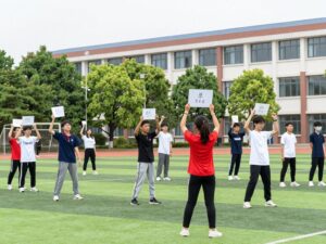 GCU students engaged in sports activities at the university