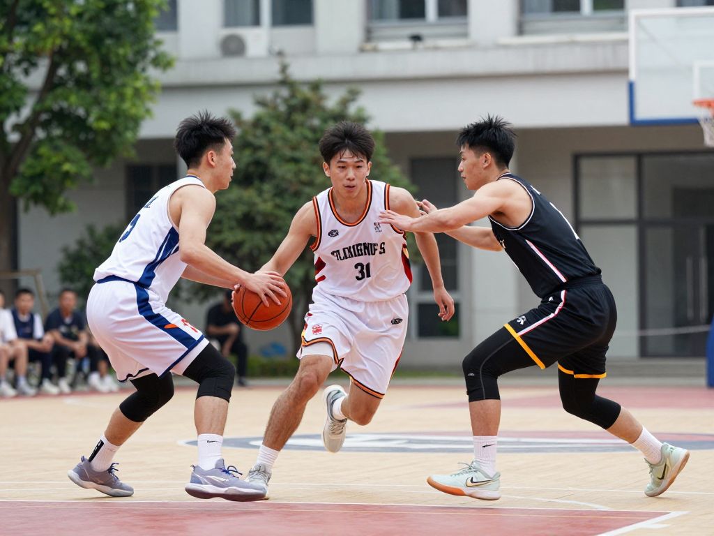 GCU Lopes basketball team competing during a game