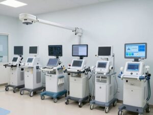 Efficient healthcare technology in a modern hospital setting