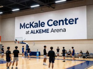 McKale Center at ALKEME Arena with students and athletes