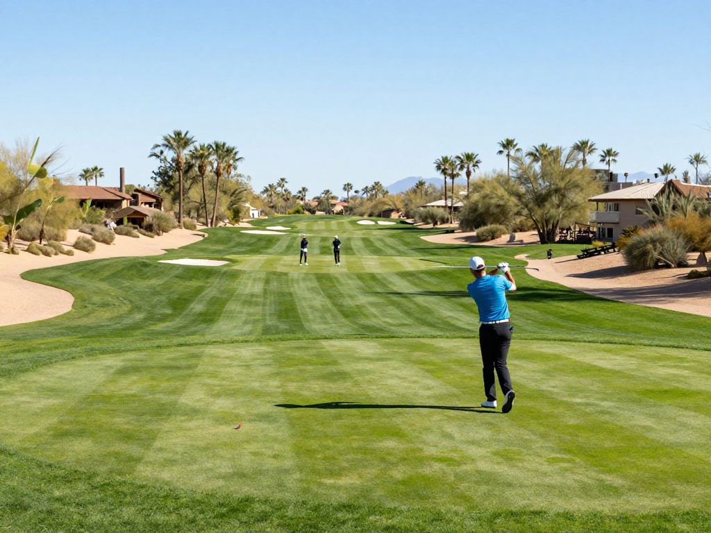 Golf course at Wigwam Resort during the BGSU Women's Intercollegiate tournament