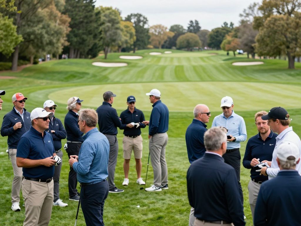 Business networking event at WM Phoenix Open