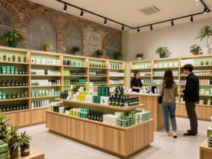 Interior of Story Cannabis Dispensary in Phoenix showcasing products and welcoming environment