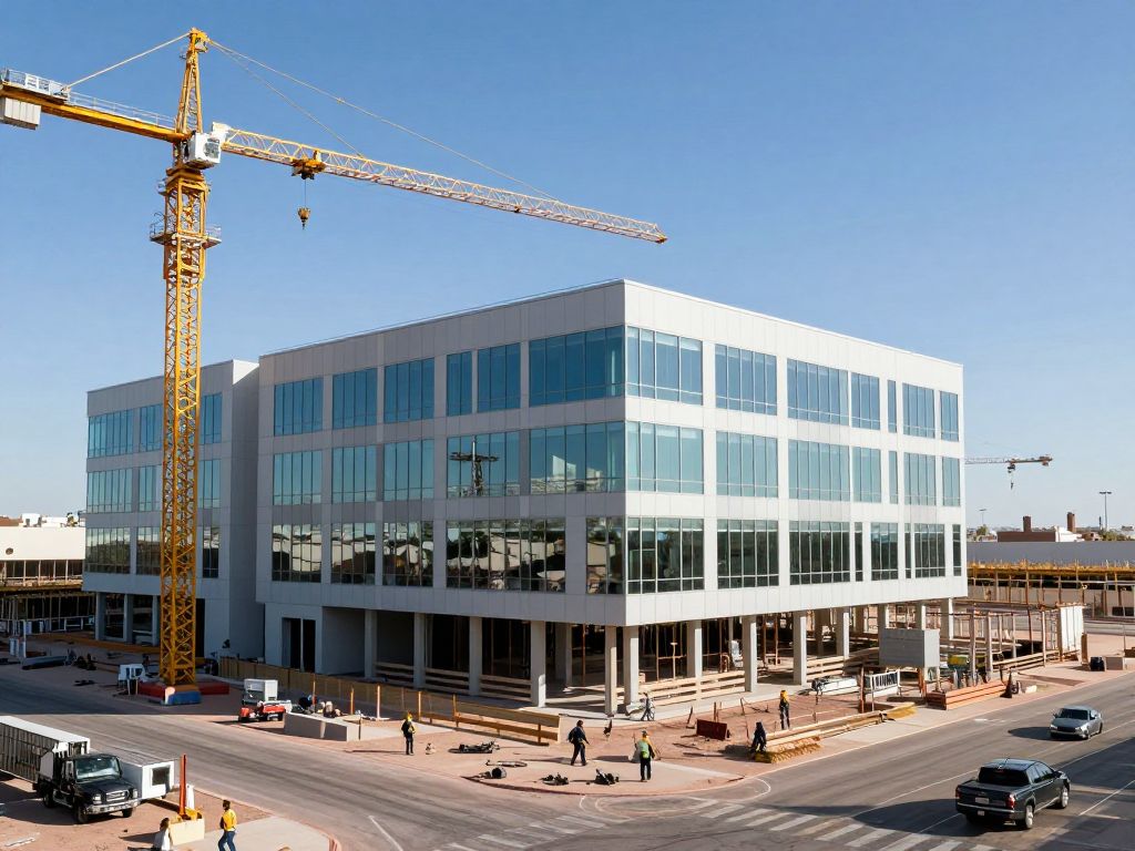 Construction of industrial facility in Tempe from a repurposed office space.
