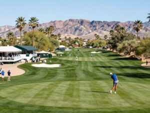 TPC Scottsdale golf course during the Waste Management Phoenix Open