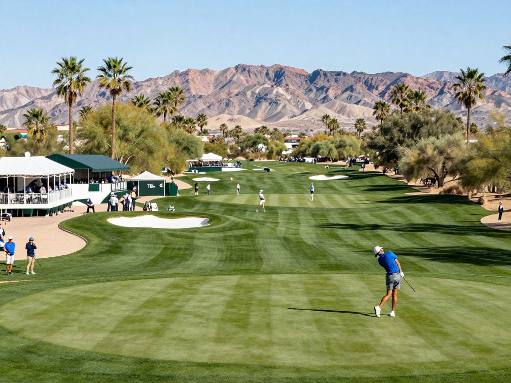 TPC Scottsdale golf course during the Waste Management Phoenix Open