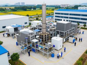 Aerial view of TSMC semiconductor manufacturing site in Phoenix, Arizona