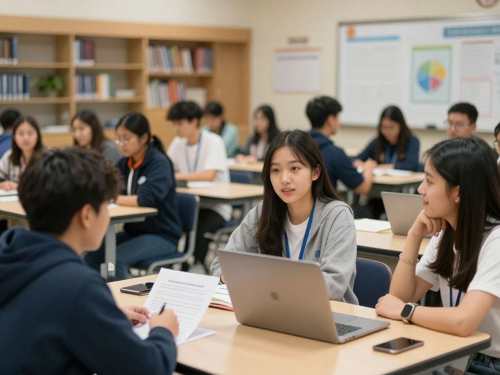 Students participating in health programming discussions at the University of Arizona