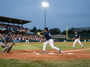 University of Arizona baseball team playing a game