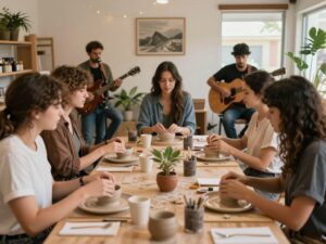 Romantic Valentine's Day activities in Phoenix, including pottery and candlelight concert.