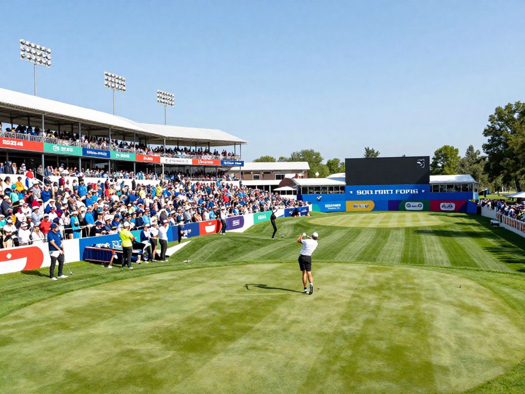 Exciting atmosphere at the Waste Management Phoenix Open at TPC Scottsdale