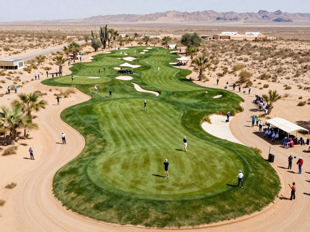 Golf tournament at TPC Scottsdale during the Waste Management Phoenix Open