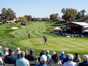 Crowd enjoying the WM Phoenix Open at TPC Scottsdale