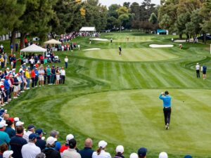 Crowds enjoying the WM Phoenix Open at TPC Scottsdale