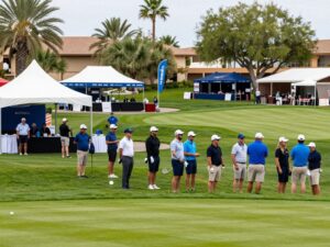 Crowd at the WM Phoenix Open enjoying activities