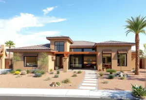 Custom-built home in Phoenix with energy-efficient features