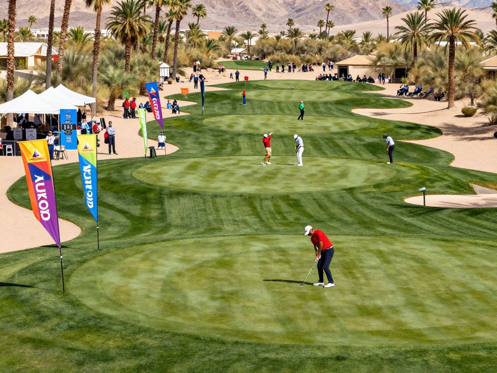 Golf tournament at Wild Horse Pass in Chandler, Arizona