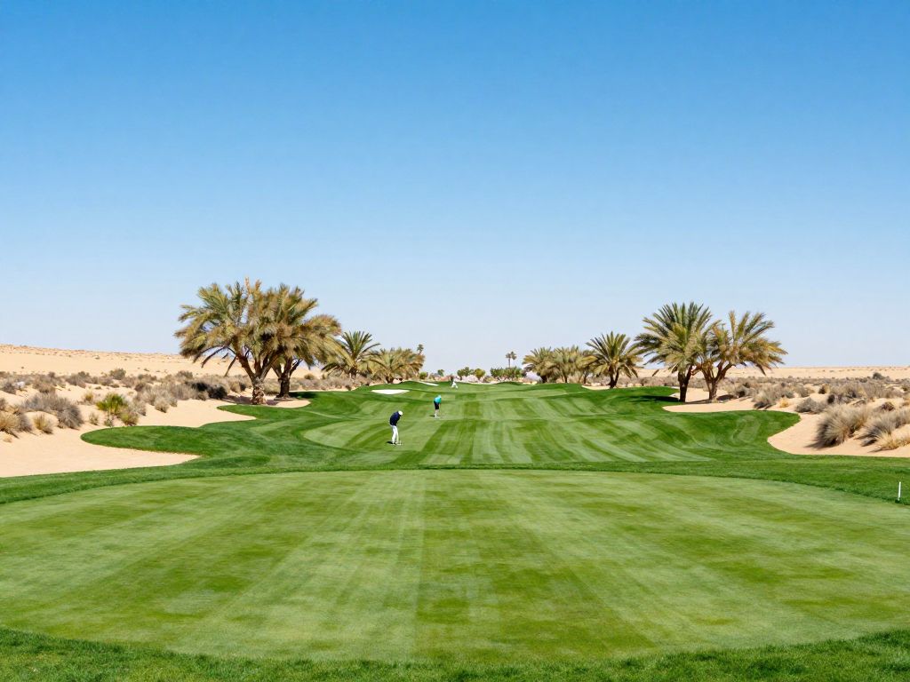 Scenic view of a golf course in Arizona