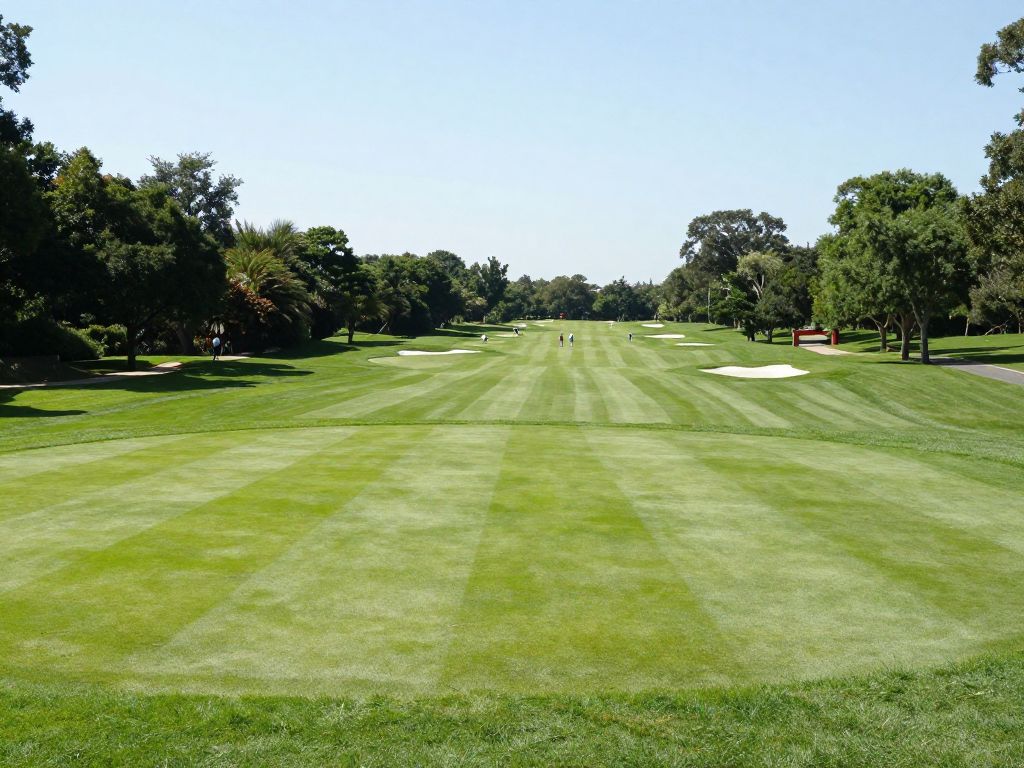 Beautiful golf course with players enjoying the game.
