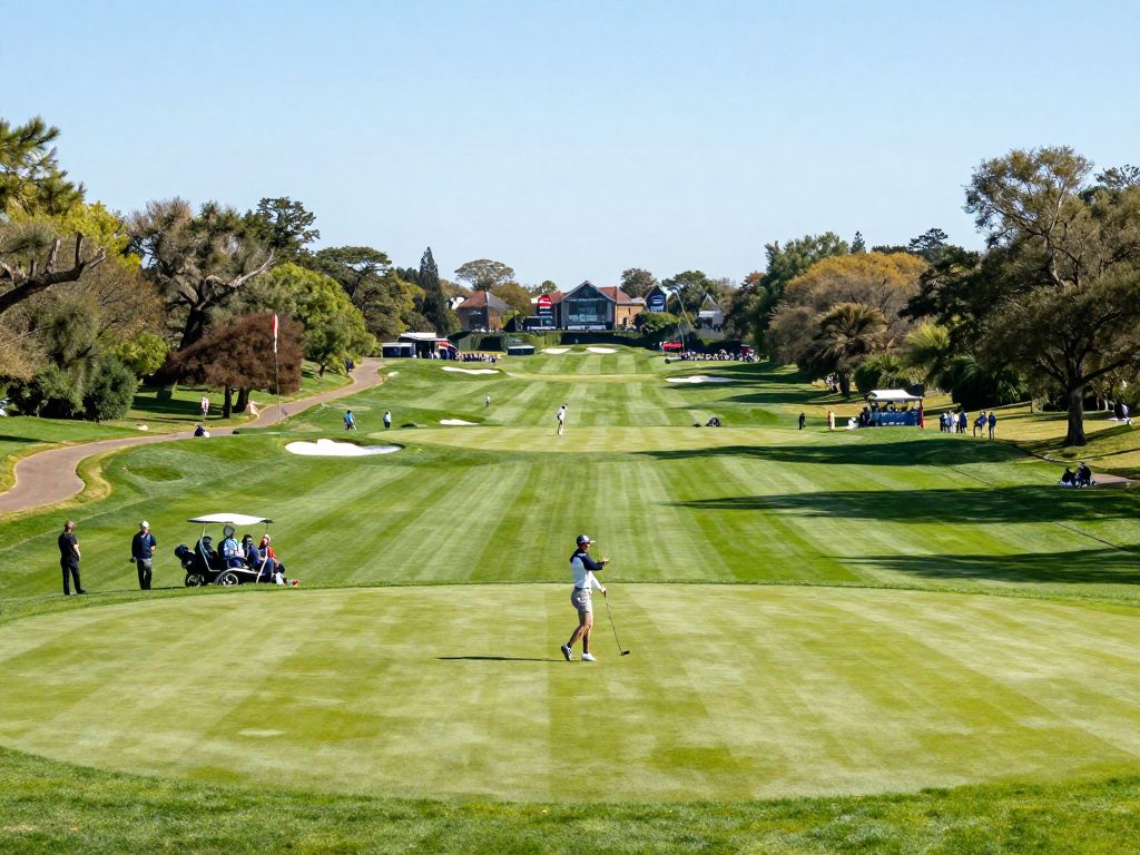 A beautiful golf course scene during the LPGA Ford Championship