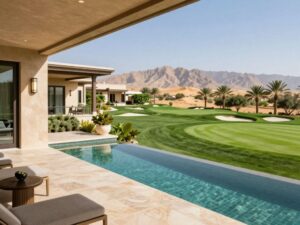 Saguaro Point estate with golf complex and mountain views
