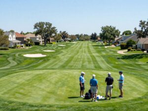Residents discussing golf course rezoning at Westin Kierland Golf Club