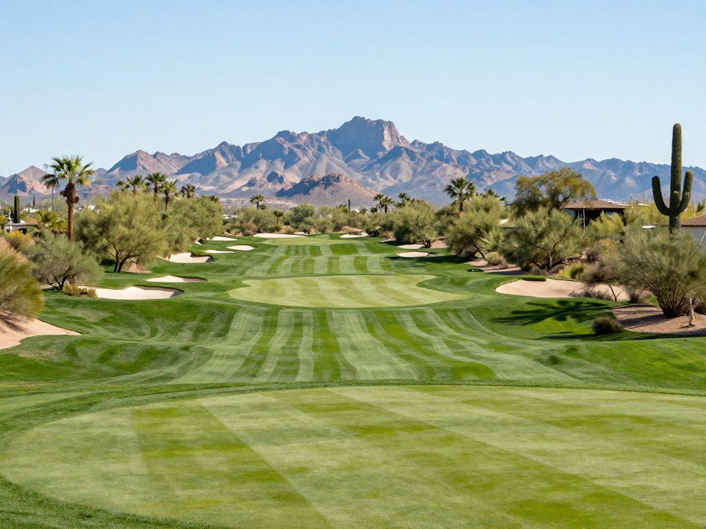 View of Whirlwind Golf Club during the championship tournament.